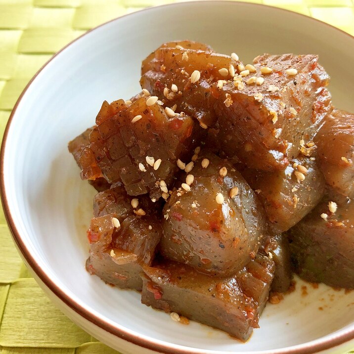 ヘルシー こんにゃくの焼肉のたれ煮 レシピ 作り方 By はぁぽじ 楽天レシピ ヘルシー こんにゃくの焼肉のたれ煮 レシピ 作り方 By はぁぽじ 楽天レシピ